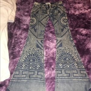 Free people bali flare festival jeans